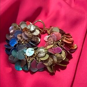 Juicy Couture Sequin Bracelet with Star Charm